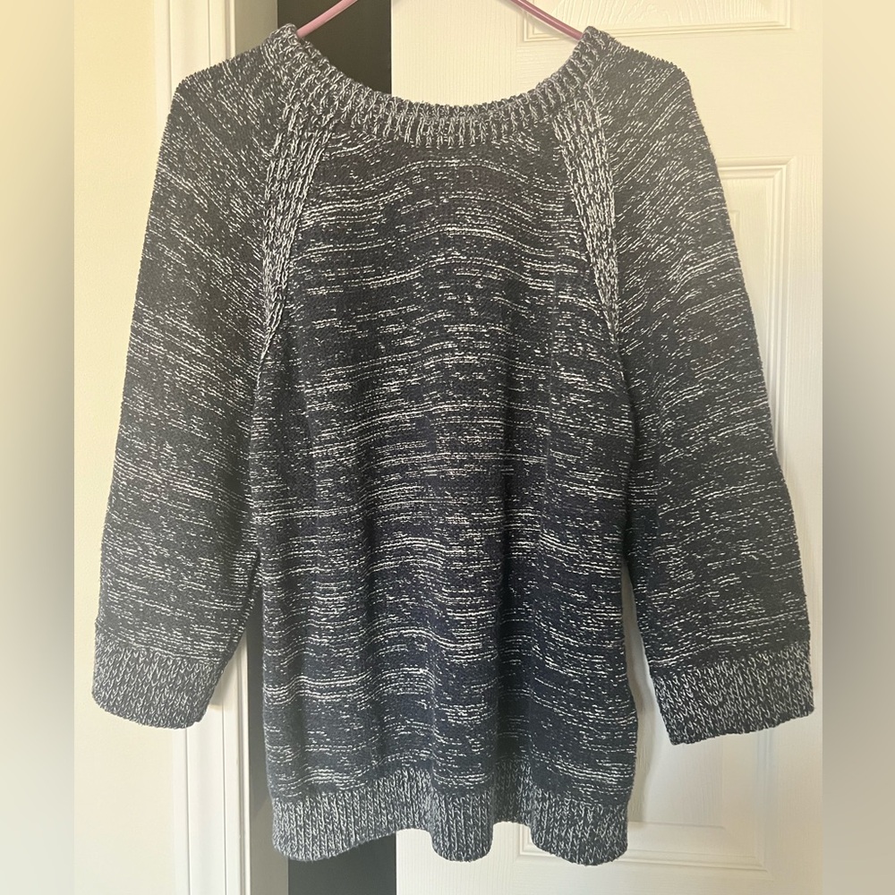 Massimo Dutti Navy Pullover Sweater